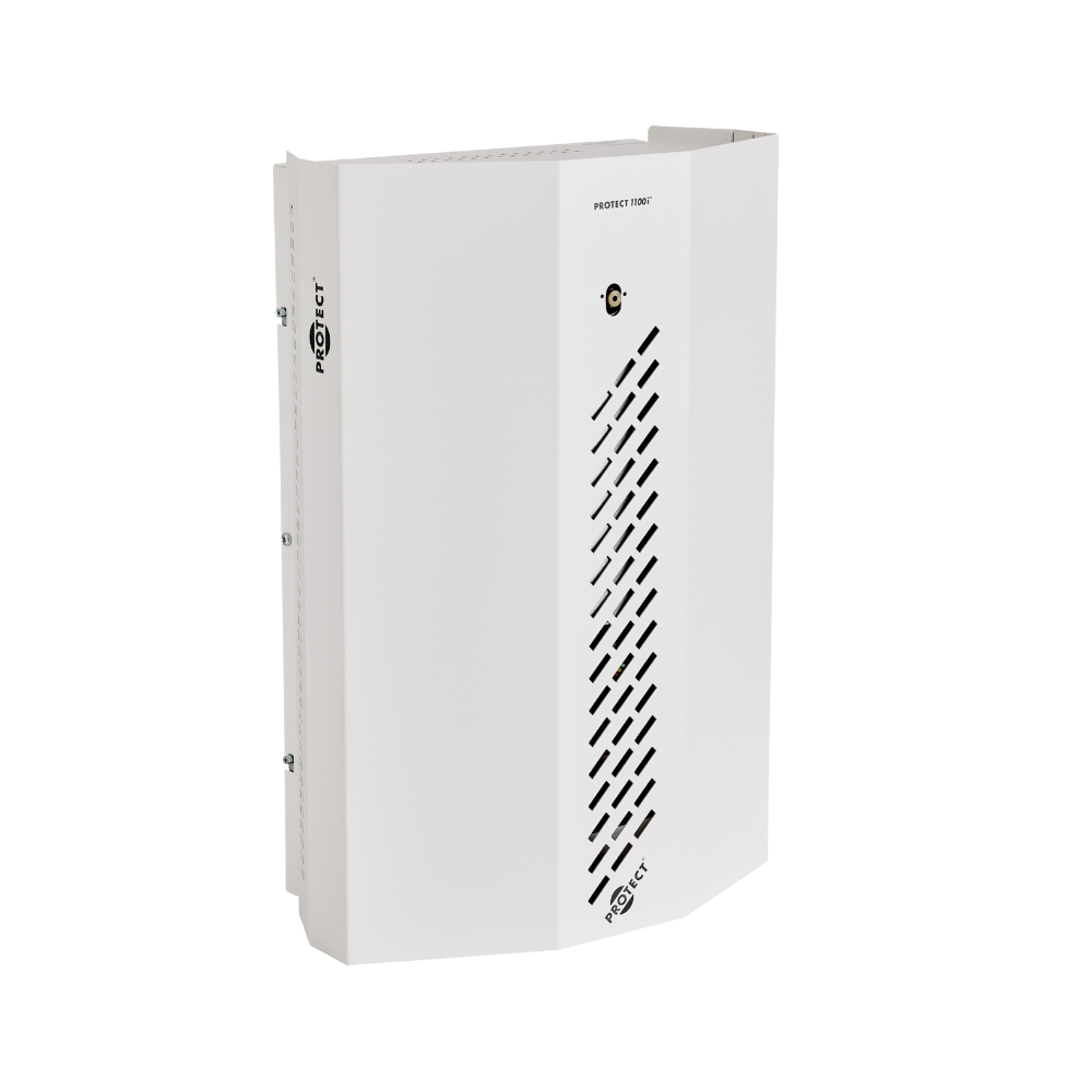 PROTECT 1100i - Designed for larger commercial spaces where more fog volume is needed to achieve complete coverage.